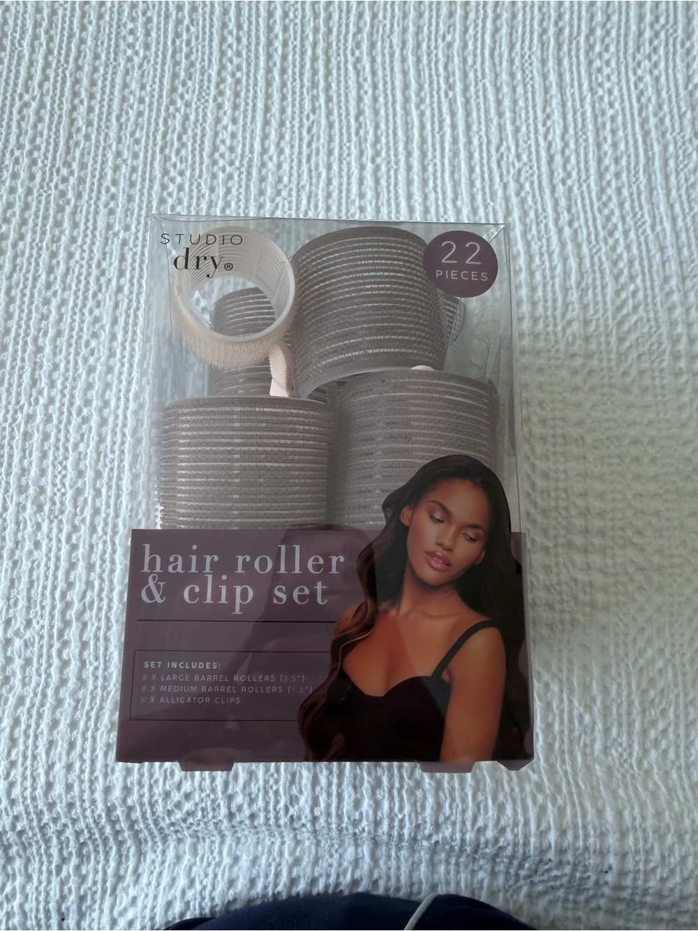 Studio Dry Hair Roller & Clip Set - 22 Pieces